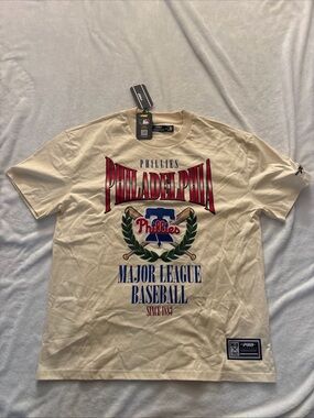 Pro Standard Philadelphia Phillies MLB Stitched Tee Shirt Mens Medium NWT